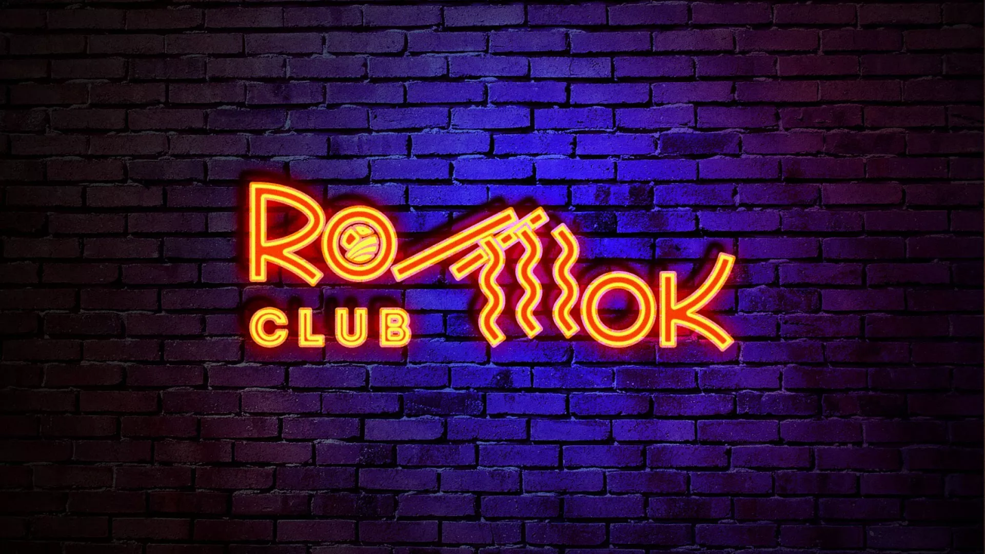 Разработка интерьерной вывески суши-бара «Roll Wok Club» в Чернушке